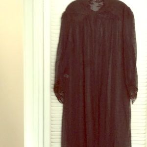 Sheer sexy black negligee excellent condition